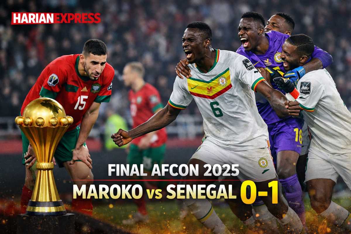 AFCON 2025: Senegal Tundukkan Maroko Lewat Drama Sengit di Final Rabat