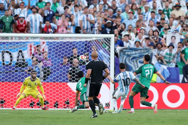 The Algeria goalkeeper conceded a hat-trick to Messi on his World Cup debutCredit: Getty | Sumber: Credit: Getty