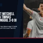 Brace Debut Mitchell Baker Bawa Timnas Indonesia Unggul 3-0 di Piala AFF