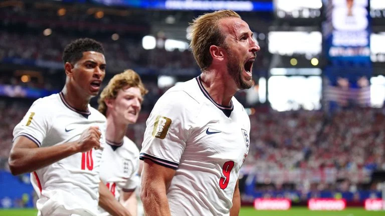 Kane Borong Dua Gol, Inggris Bangkit Singkirkan DR Congo 2-1