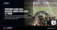 Persebaya Juara Piala Presiden, Akhiri Puasa Trofi 22 Tahun