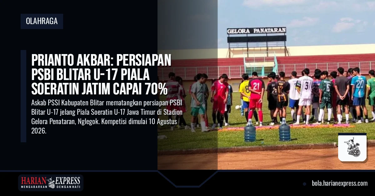 Prianto Akbar: Persiapan PSBI Blitar U-17 Piala Soeratin Jatim Capai 70%