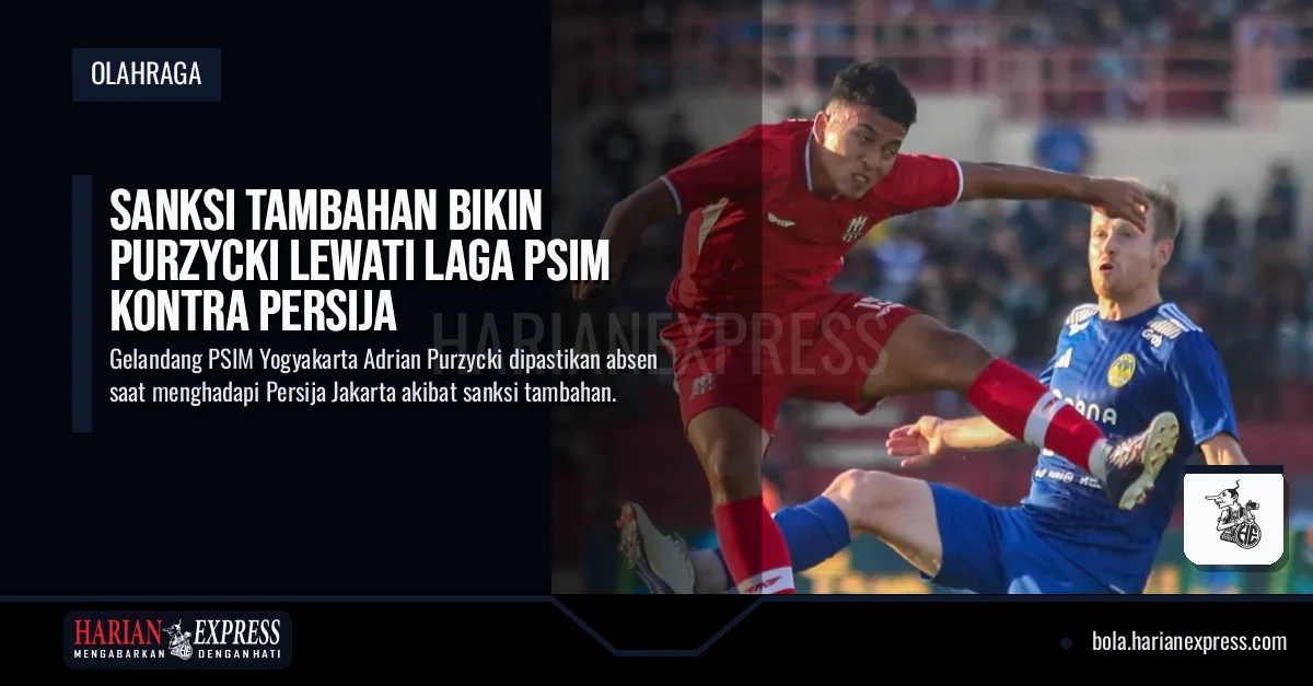 Sanksi Tambahan Bikin Purzycki Lewati Laga PSIM Kontra Persija