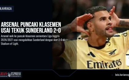 Arsenal Puncaki Klasemen Usai Tekuk Sunderland 2-0 Arsenal Puncaki Klasemen Usai Tekuk Sunderland 2-0