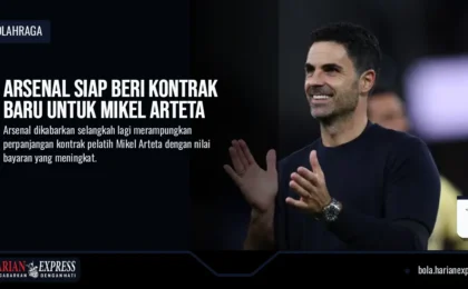 Arsenal Siap Beri Kontrak Baru untuk Mikel Arteta