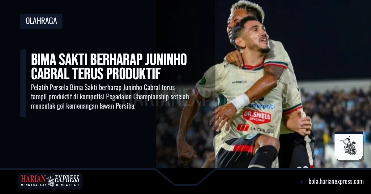 Bima Sakti Berharap Juninho Cabral Terus Produktif