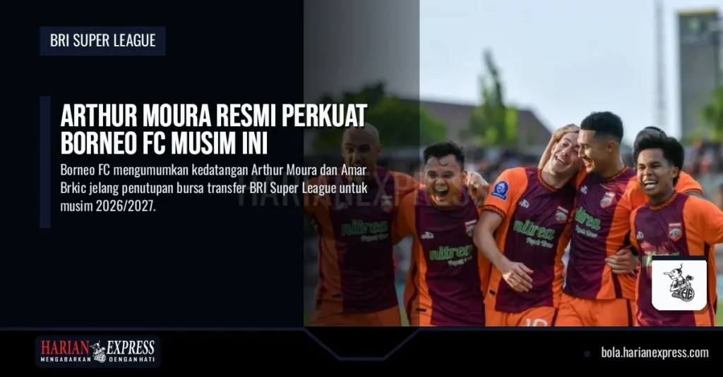 Arthur Moura Resmi Perkuat Borneo FC Musim Ini