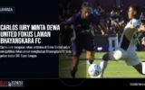 Carlos Iury Minta Dewa United Fokus Lawan Bhayangkara FC