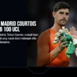 Kiper Real Madrid Courtois Masuk Klub 100 UCL