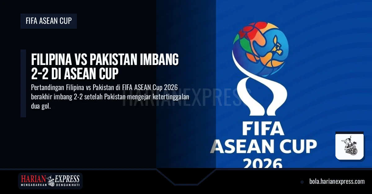 Filipina Vs Pakistan Imbang 2-2 di ASEAN Cup