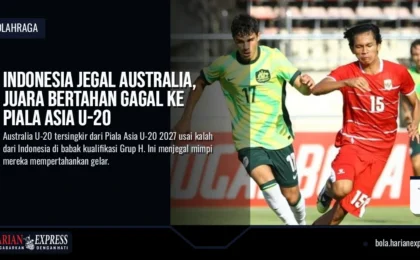 Indonesia Jegal Australia, Juara Bertahan Gagal ke Piala Asia U-20
