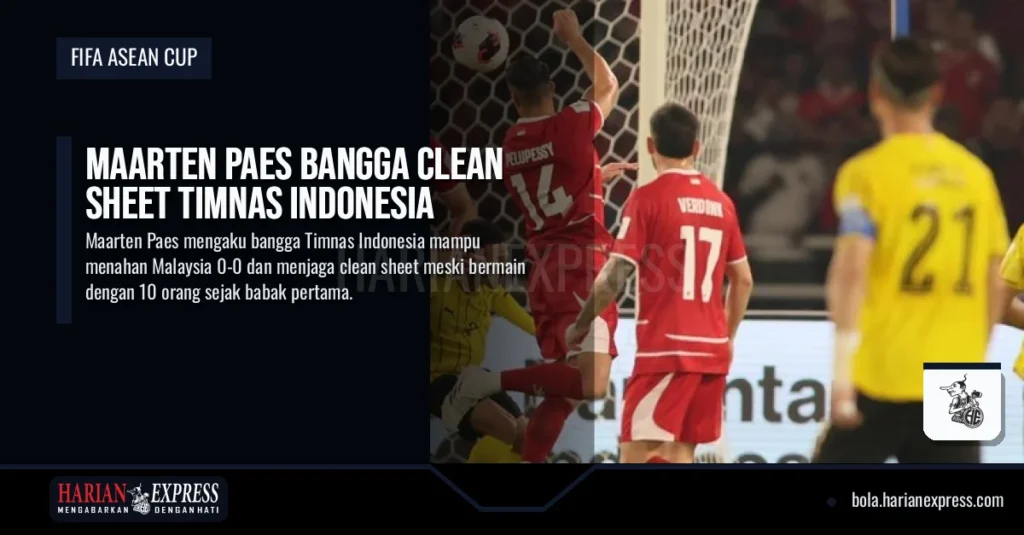 Maarten Paes Bangga Clean Sheet Timnas Indonesia