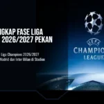 Jadwal Lengkap Fase Liga Champions 2026/2027 Pekan Ini