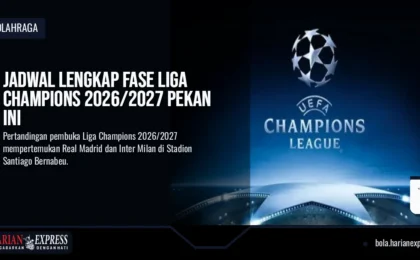 Jadwal Lengkap Fase Liga Champions 2026/2027 Pekan Ini