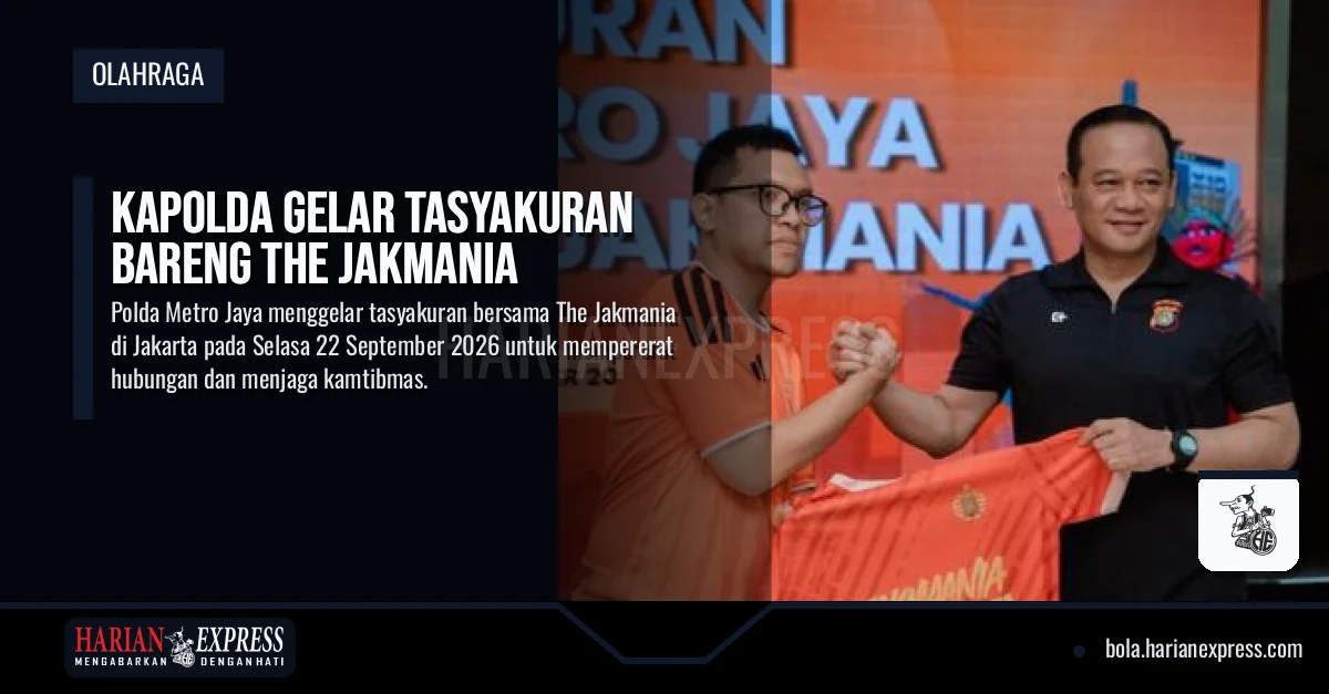 Kapolda Gelar Tasyakuran Bareng The Jakmania