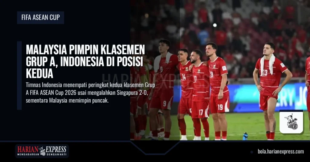 Malaysia Pimpin Klasemen Grup A, Indonesia Di Posisi Kedua