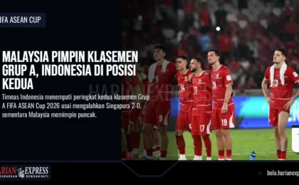 Malaysia Pimpin Klasemen Grup A, Indonesia Di Posisi Kedua