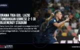 Drama Tiga Gol: Lazio Tundukkan Udinese 2-1 di Bluenergy Stadium