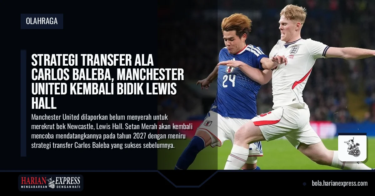 Strategi Transfer ala Carlos Baleba, Manchester United Kembali Bidik Lewis Hall