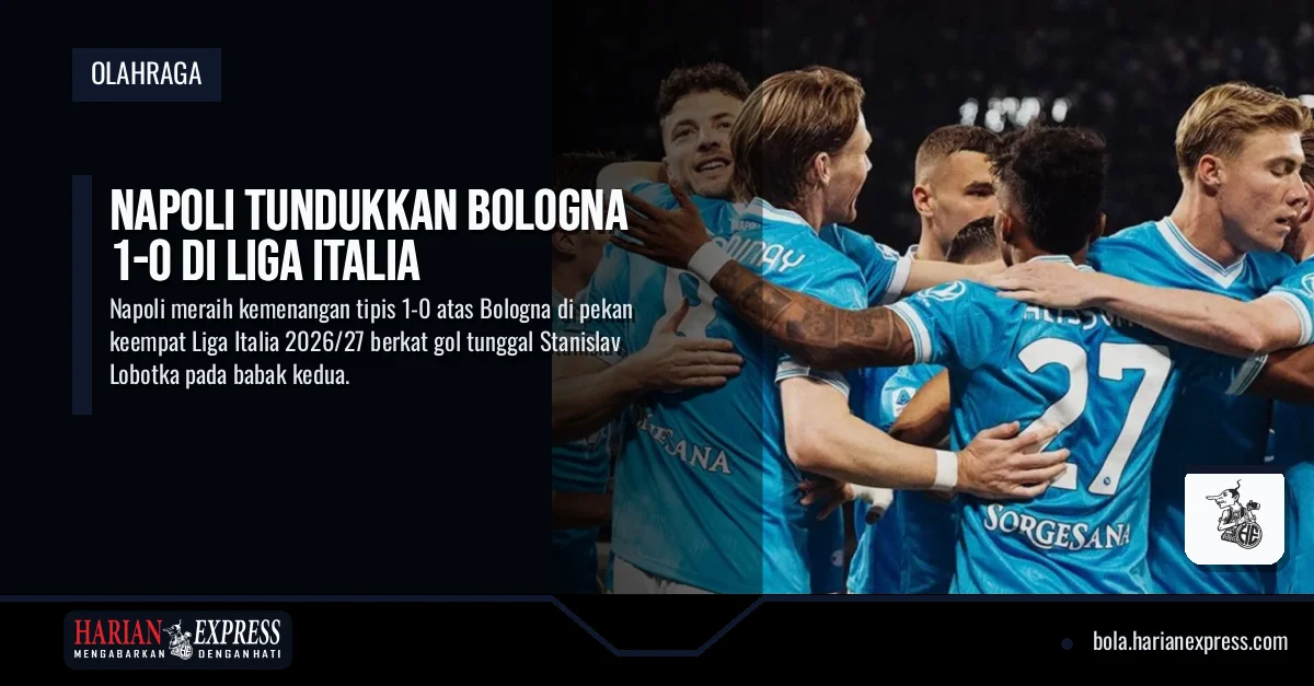 Napoli Tundukkan Bologna 1-0 di Liga Italia