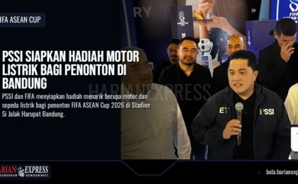 PSSI Siapkan Hadiah Motor Listrik bagi Penonton di Bandung