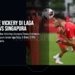 Debut Luke Vickery di Laga Indonesia vs Singapura
