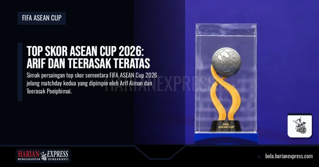 Top Skor ASEAN Cup 2026: Arif dan Teerasak Teratas