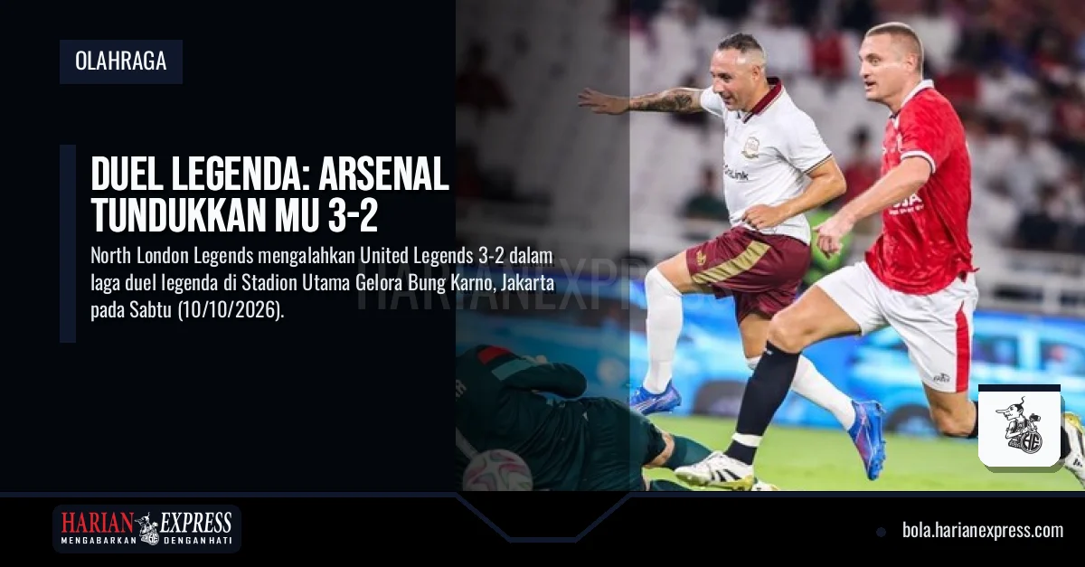 Duel Legenda: Arsenal Tundukkan MU 3-2