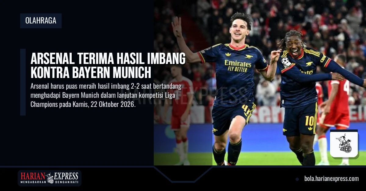 Arsenal Terima Hasil Imbang Kontra Bayern Munich