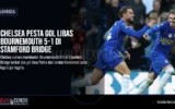 Chelsea Pesta Gol Libas Bournemouth 5-1 di Stamford Bridge