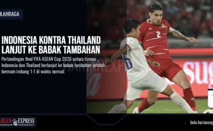 Indonesia Kontra Thailand Lanjut ke Babak Tambahan