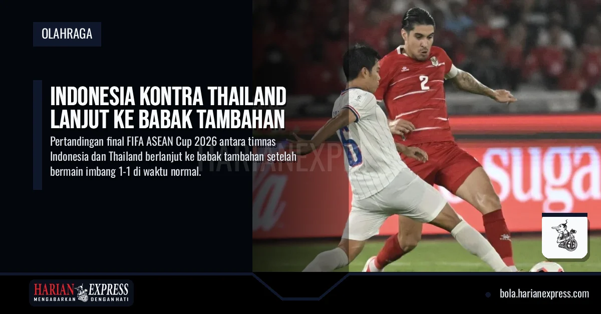 Indonesia Kontra Thailand Lanjut ke Babak Tambahan