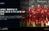 Jadwal Indonesia Vs Bangladesh di FIFA ASEAN Cup 2026