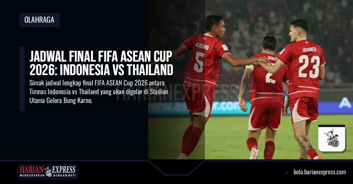 Jadwal Final FIFA ASEAN Cup 2026: Indonesia Vs Thailand