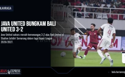 Java United Bungkam Bali United 3-2