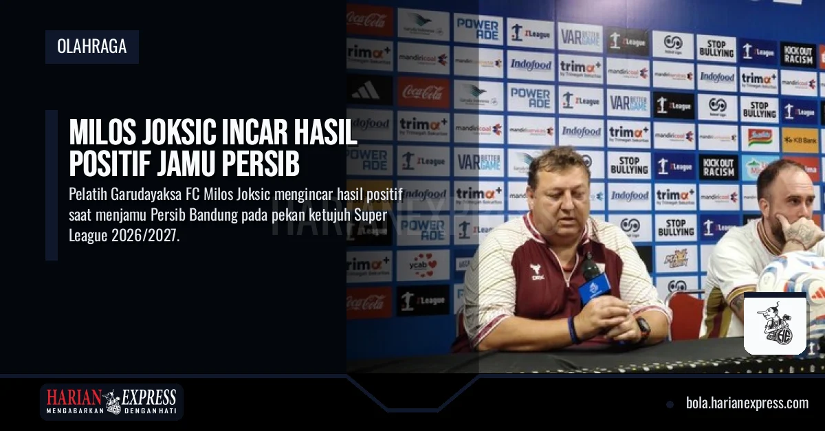 Milos Joksic Incar Hasil Positif Jamu Persib