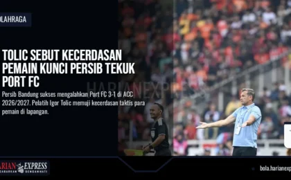 Tolic Sebut Kecerdasan Pemain Kunci Persib Tekuk Port FC