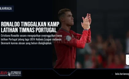 Ronaldo Tinggalkan Kamp Latihan Timnas Portugal