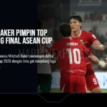 Mitchell Baker Pimpin Top Skor Jelang Final ASEAN Cup 2026